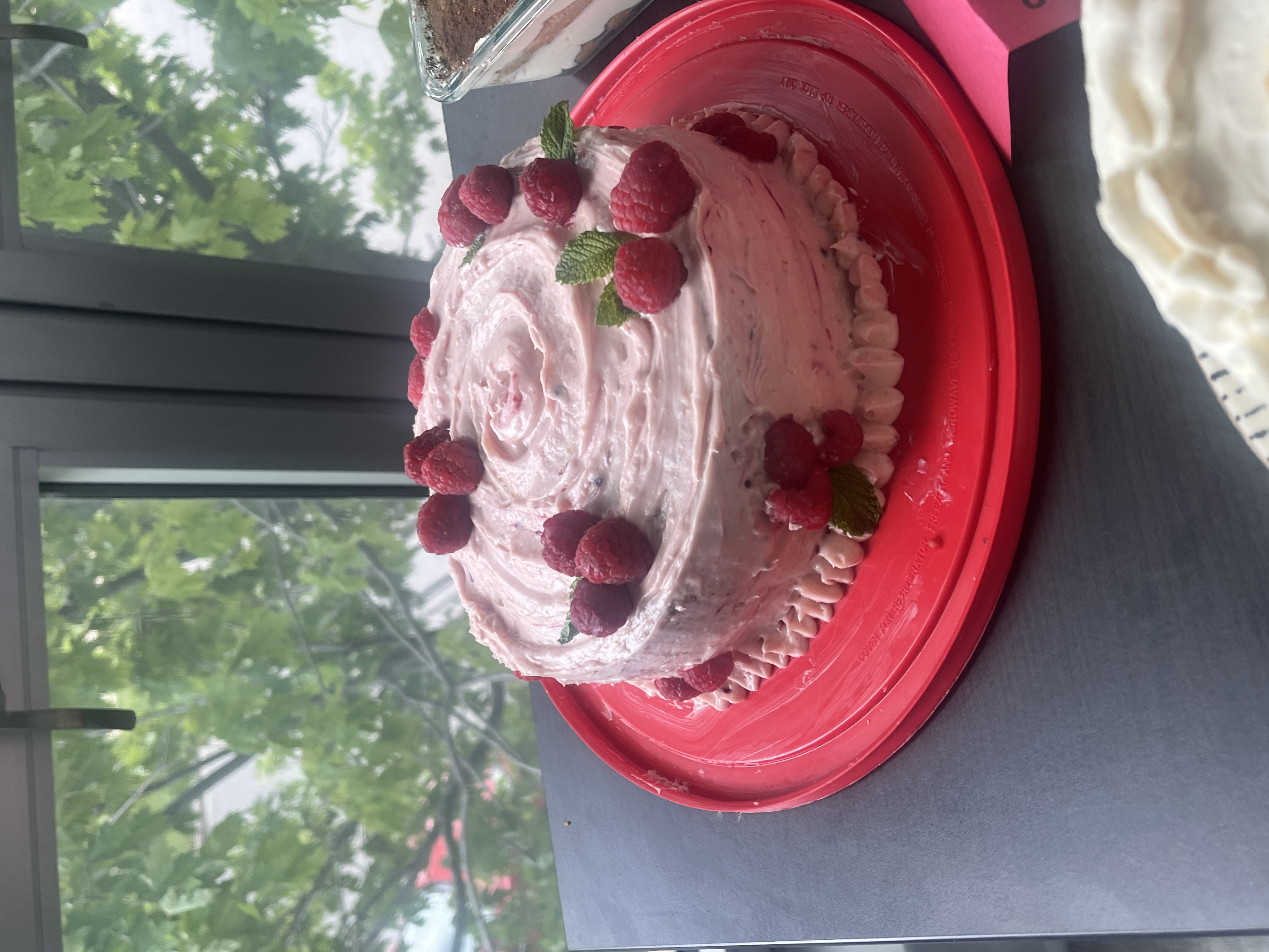 my signature lemon raspberry cake